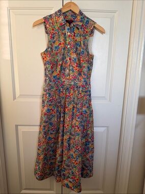 j crew pleated ballet dress Pleated Ballet Dress In Stretch Cotton Blend For Women
